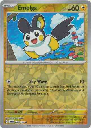 Emolga - 069/167 - Common [sv06-069] [Reverse Holo]