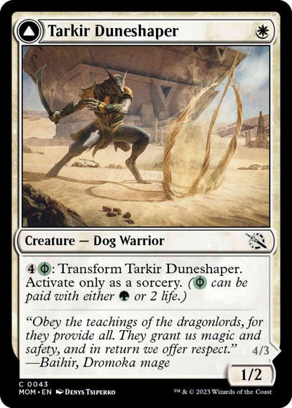 Tarkir Duneshaper // Burnished Dunestomper [43] [March of the Machine] [Non-Foil]