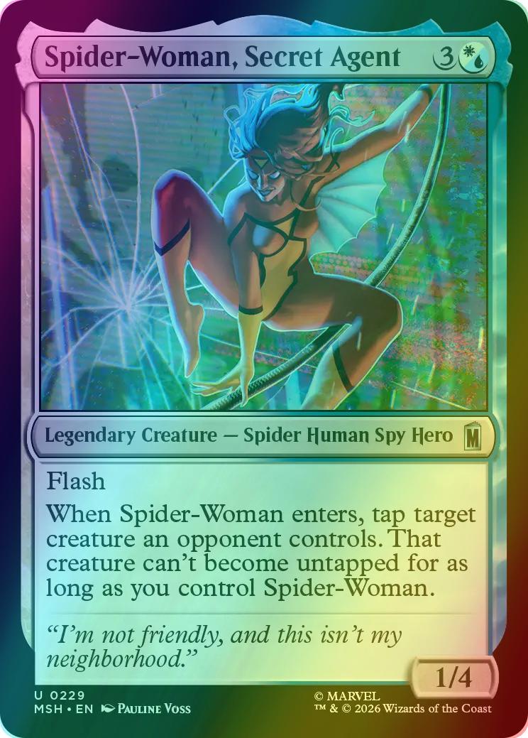 Spider-Woman, Secret Agent [229] [Marvel Super Heroes] [Foil]