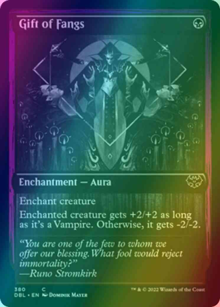 Gift of Fangs [380] [Innistrad: Double Feature] [Foil]