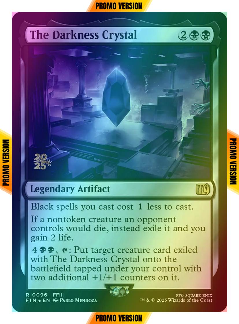 The Darkness Crystal [96s] [Prerelease] [FINAL FANTASY: Promos] [Foil]