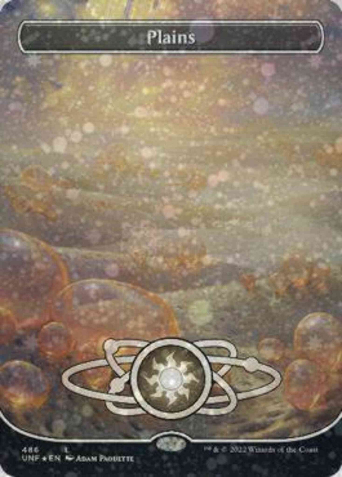 Plains [486] [Borderless] [Planetary] [Unfinity] [Galaxy Foil]