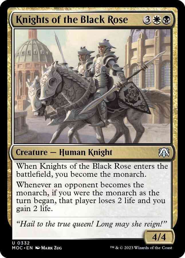 Knights of the Black Rose [332] [March of the Machine: Commander] [Non-Foil]