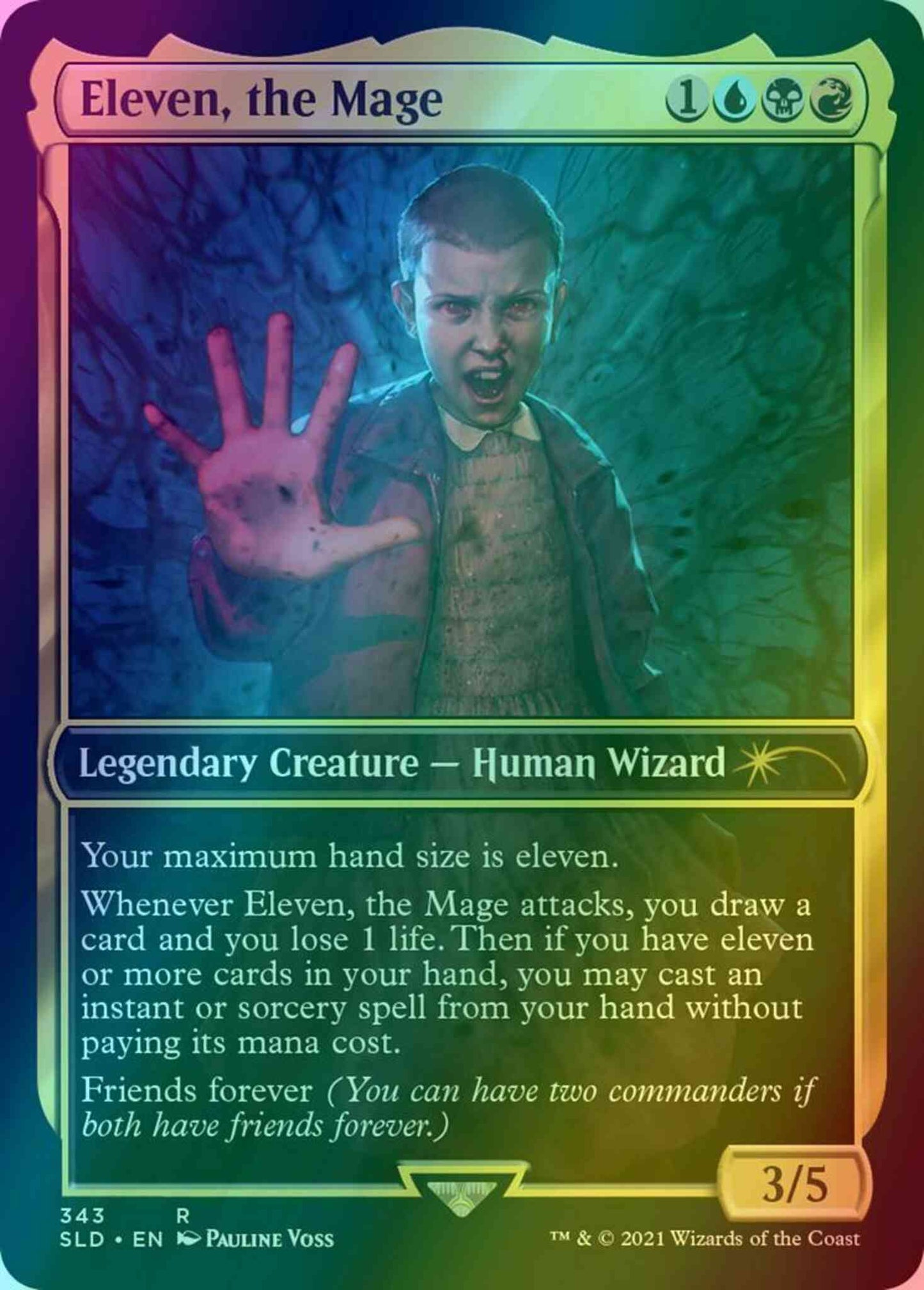 Eleven, the Mage [0343] [Stranger Things] [Secret Lair Drop] [Foil]
