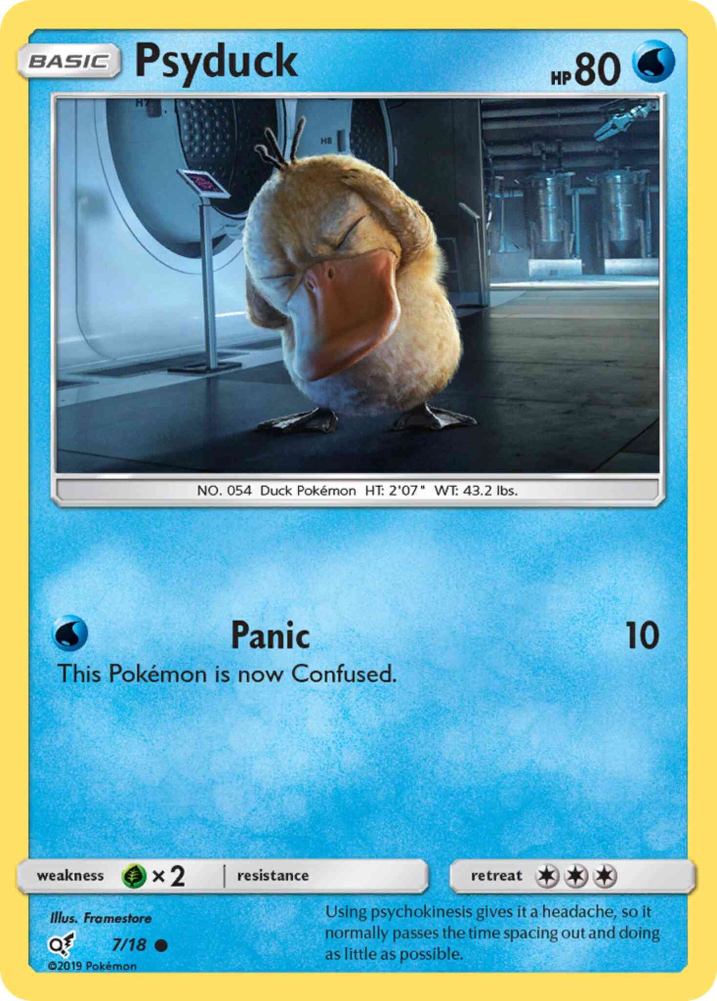 Psyduck - 7/18 - Common [det1-7] [Holo]