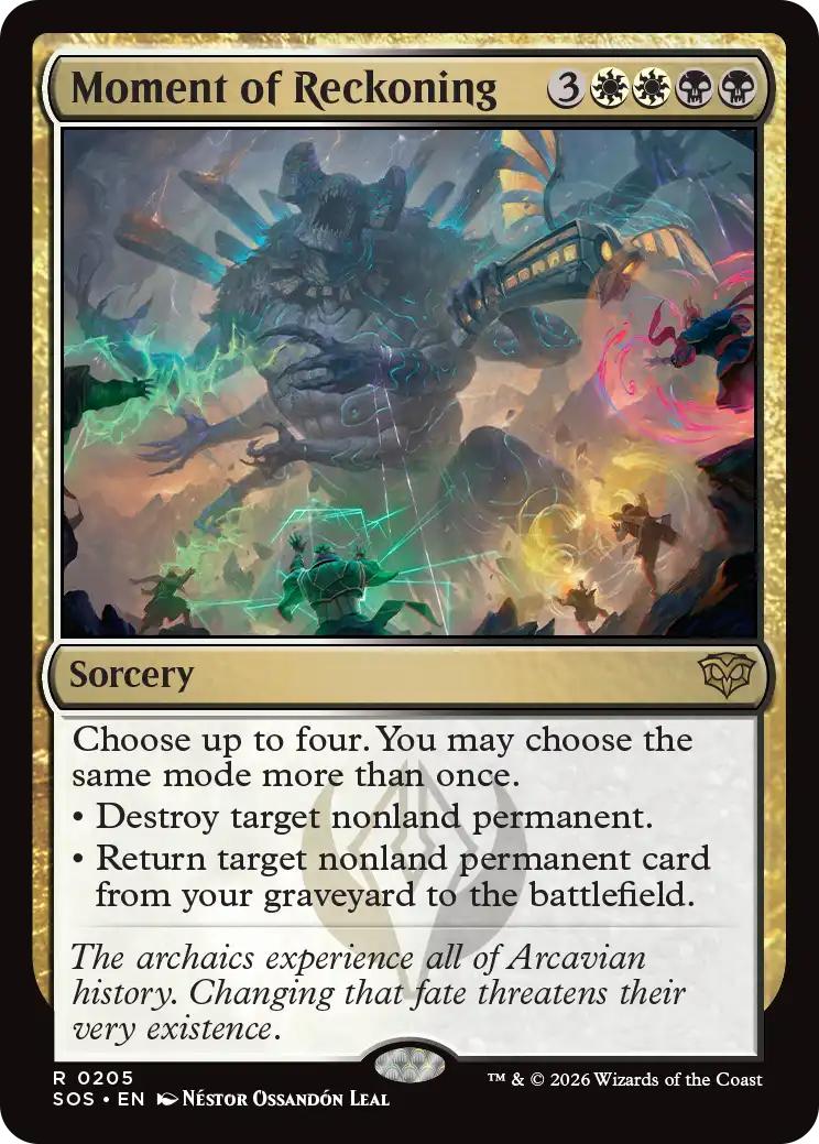 Moment of Reckoning [205] [Secrets of Strixhaven] [Non-Foil]