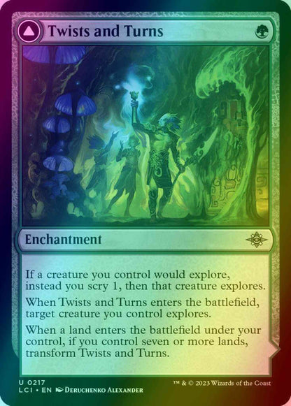 Twists and Turns // Mycoid Maze [217] [The Lost Caverns of Ixalan] [Foil]
