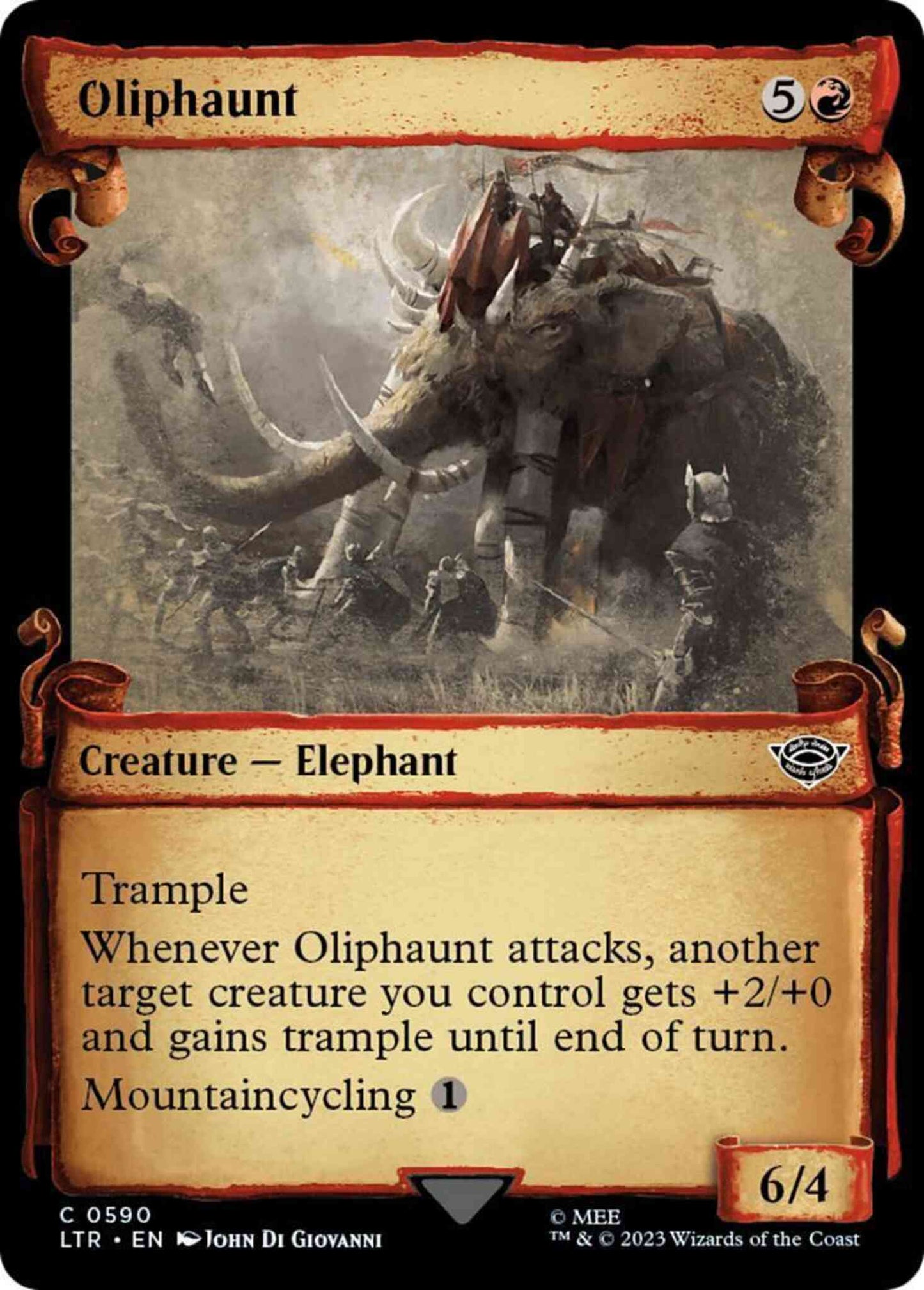 Oliphaunt [590] [Scrolls Showcase] [The Lord of the Rings: Tales of Middle-earth] [Non-Foil]