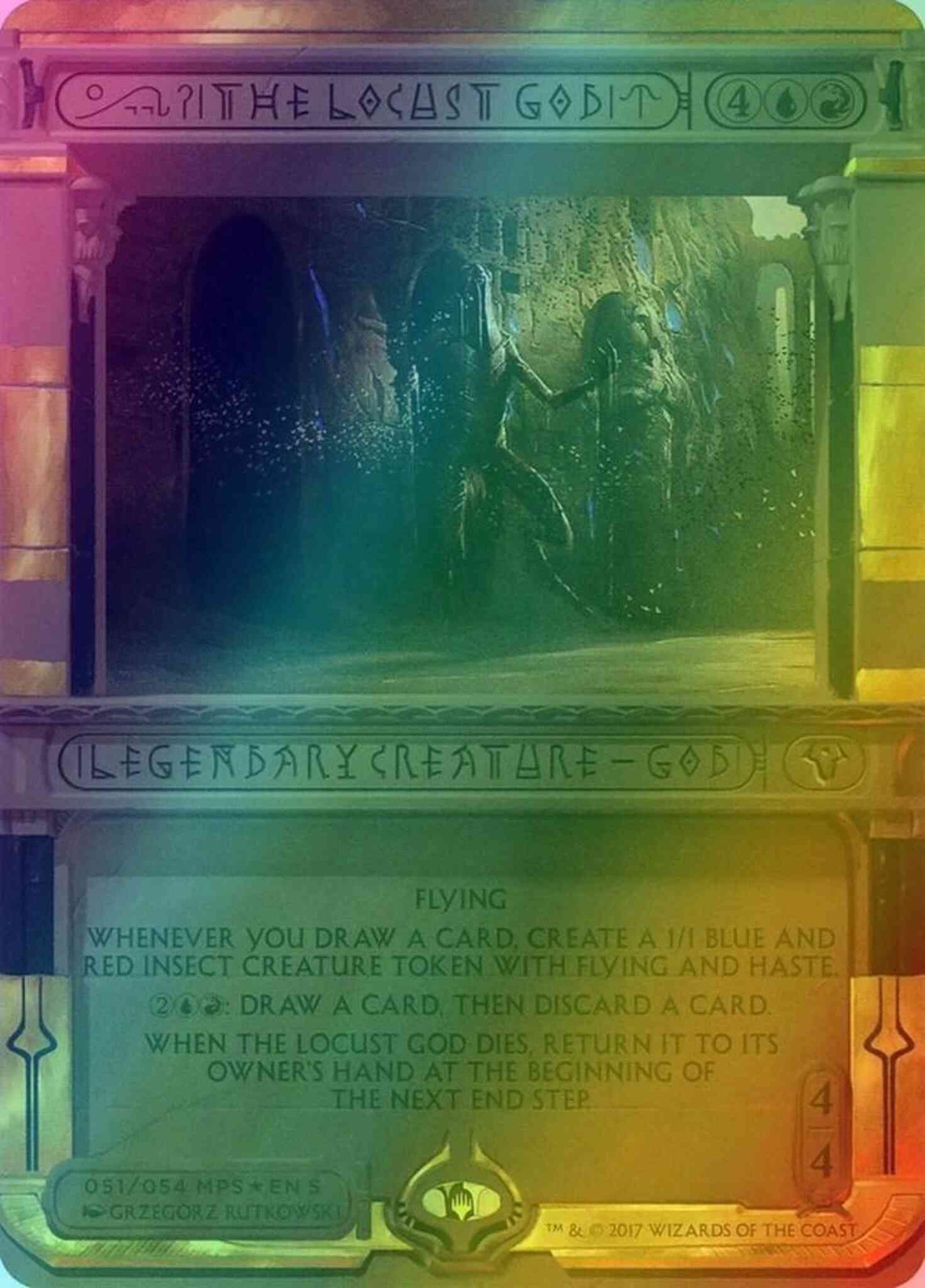 The Locust God [51] [Amonkhet Invocations] [Foil]