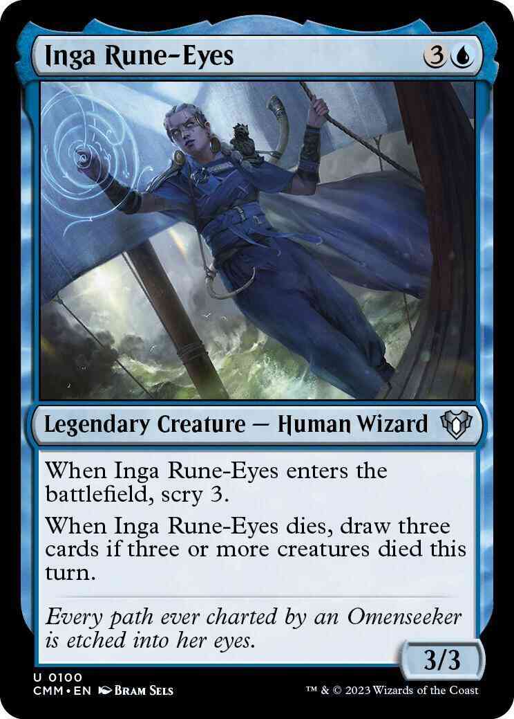 Inga Rune-Eyes [100] [Commander Masters] [Non-Foil]