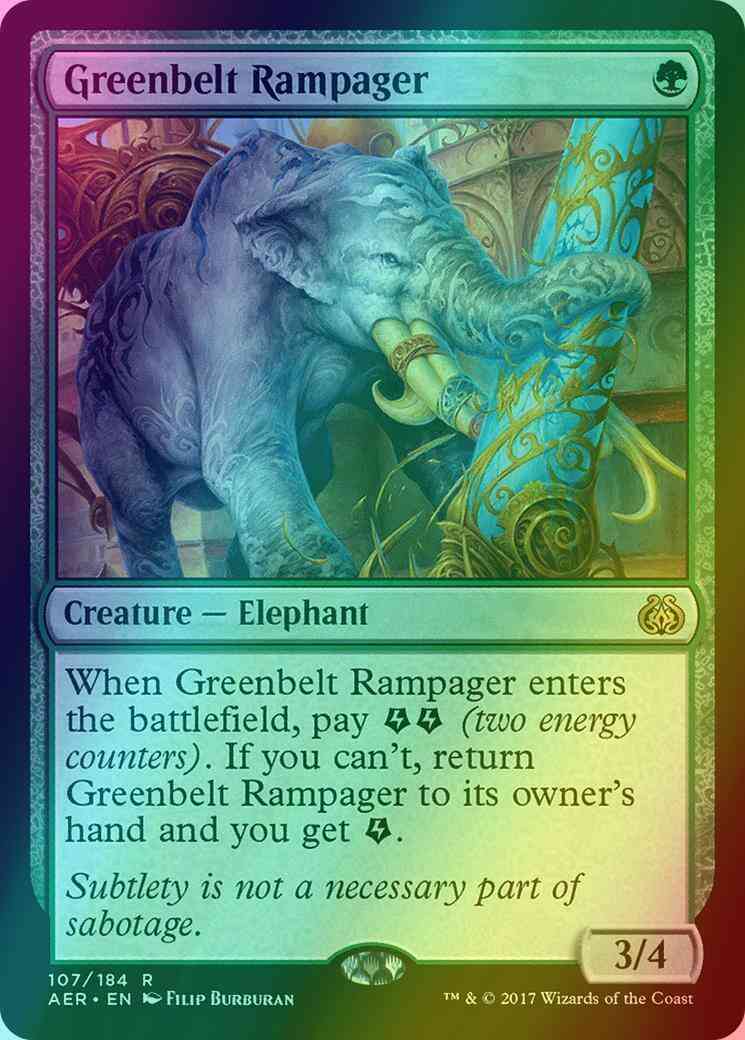 Greenbelt Rampager [107] [Aether Revolt] [Foil]