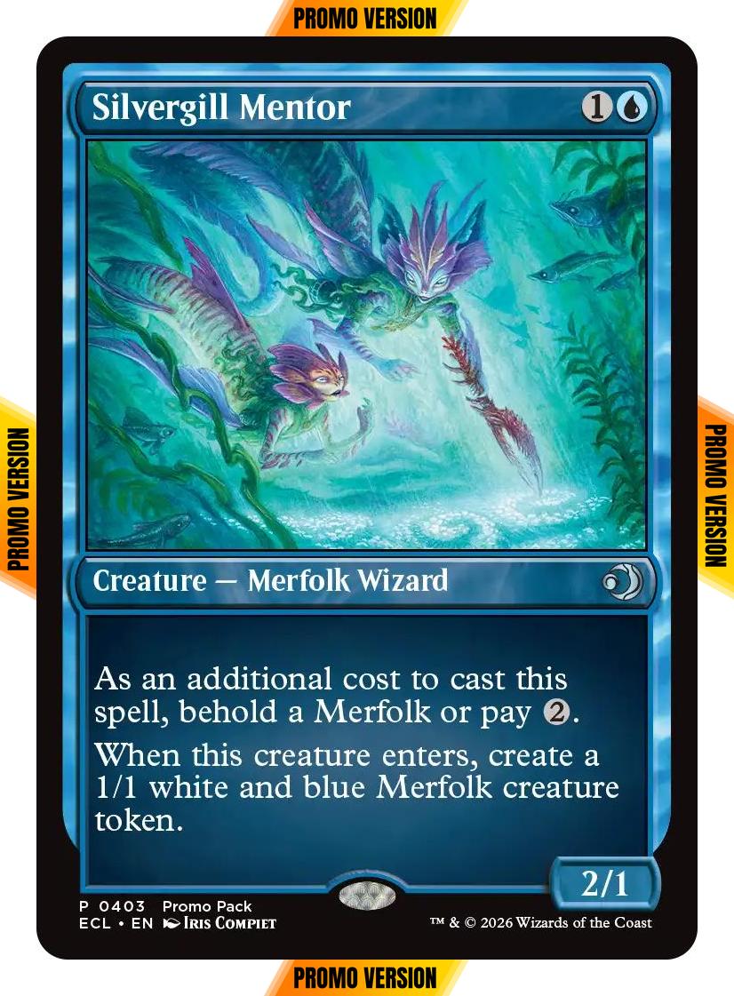 Silvergill Mentor [403] [Dark Frame Promo Pack] [Lorwyn Eclipsed] [Non-Foil]