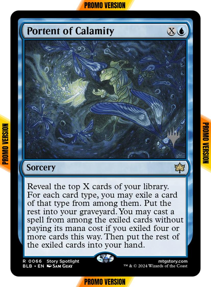 Portent of Calamity [66p] [Promo Pack] [Bloomburrow: Promos] [Non-Foil]