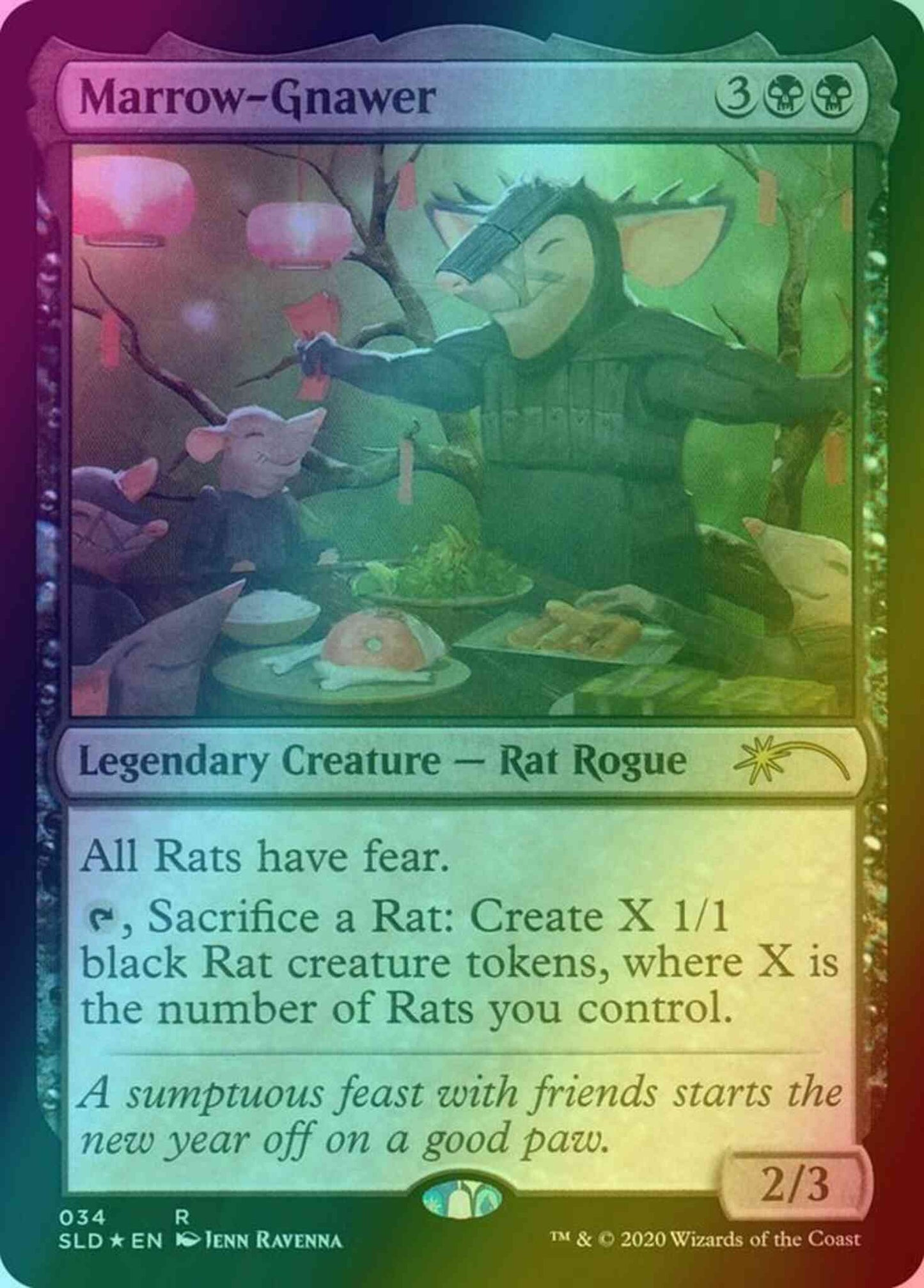 Marrow-Gnawer [0034] [Year of the Rat] [Secret Lair Drop] [Foil]