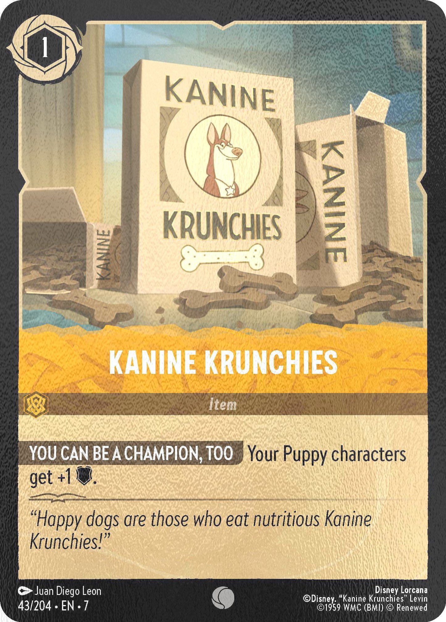 Kanine Krunchies - 43/204 [Archazia's Island] [Cold Foil]