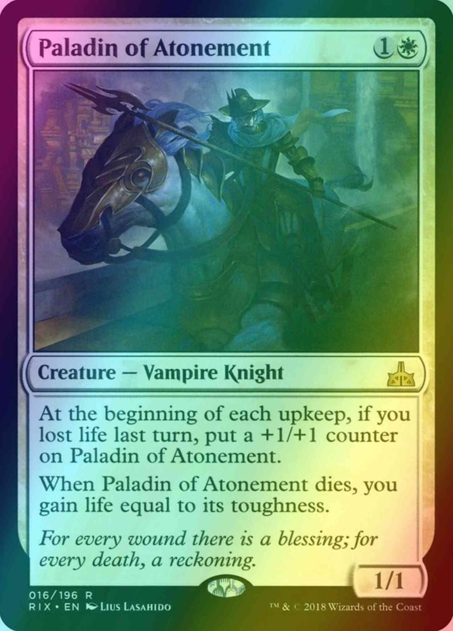 Paladin of Atonement [16] [Rivals of Ixalan] [Foil]