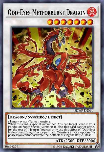 Odd-Eyes Meteorburst Dragon - PEVO-EN032 - Super Rare - 1st Edition