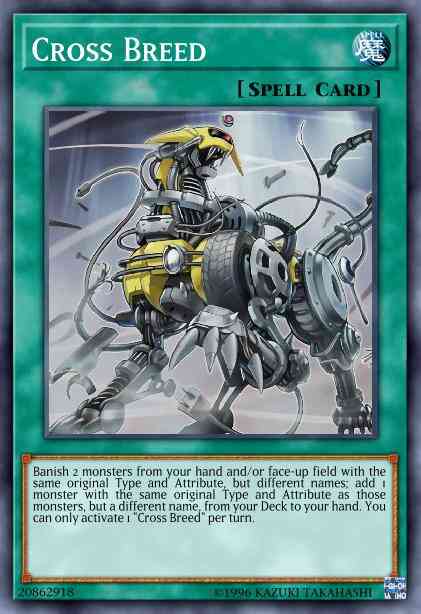 Cross Breed - MP19-EN124 - Super Rare - 1st Edition