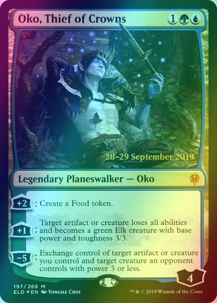 Oko, Thief of Crowns [197s] [Throne of Eldraine Promos] [Foil]