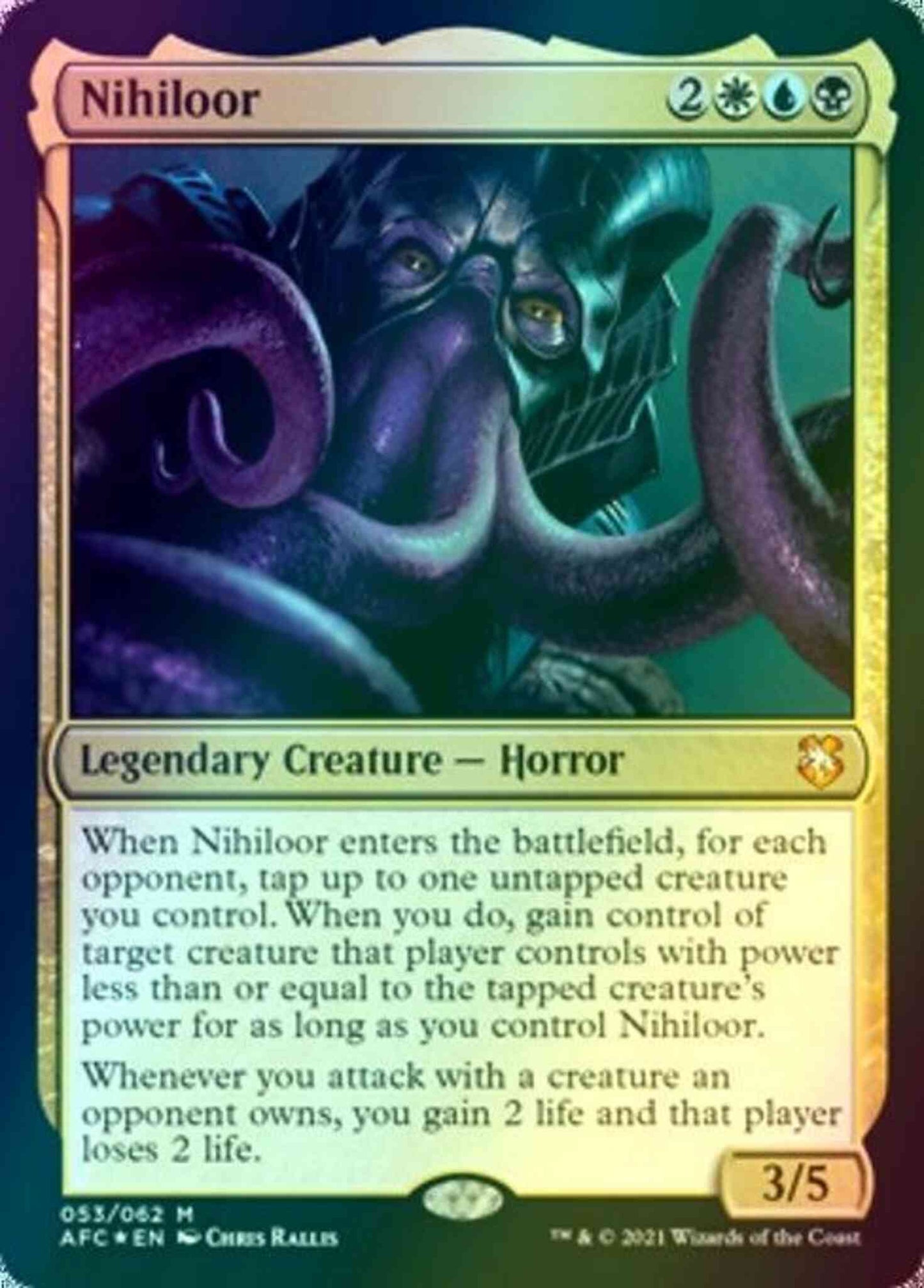 Nihiloor [53] [Adventures in the Forgotten Realms Commander] [Foil]