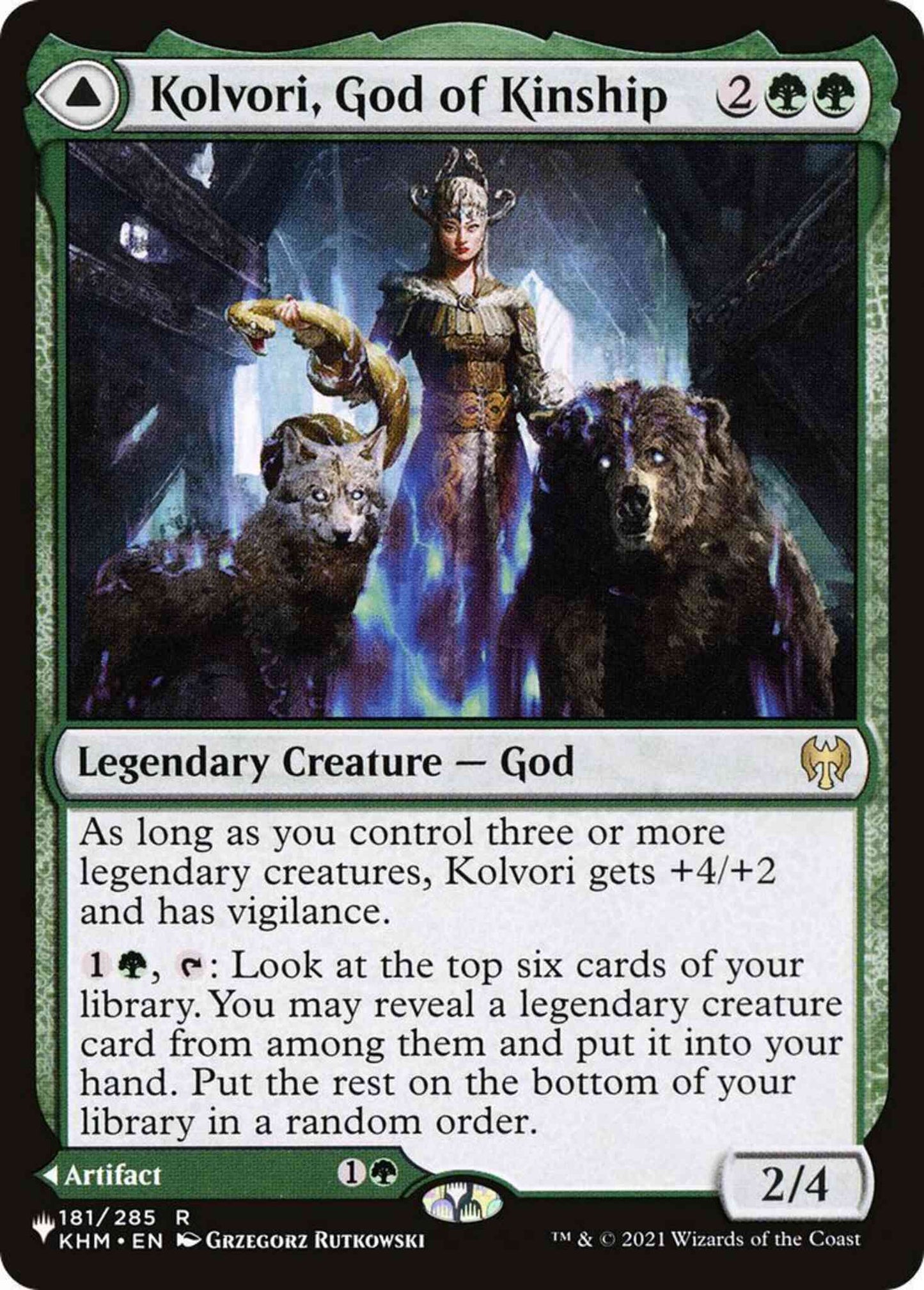 Kolvori, God of Kinship // The Ringhart Crest [KHM-181] [The List] [Non-Foil]