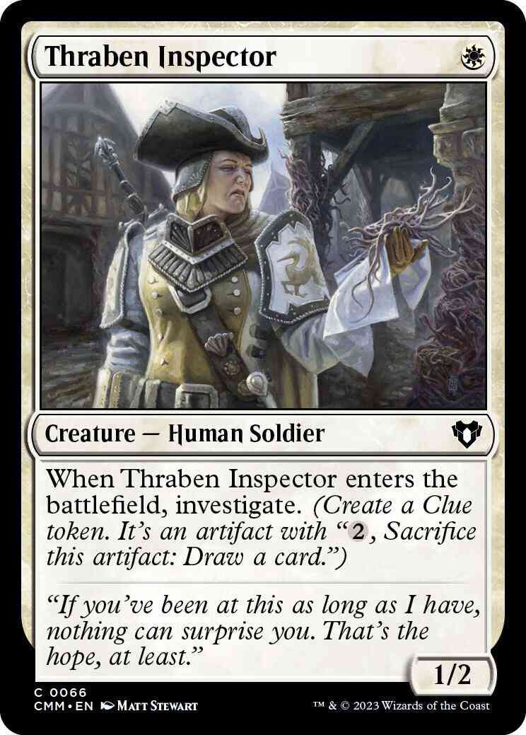 Thraben Inspector [66] [Commander Masters] [Non-Foil]