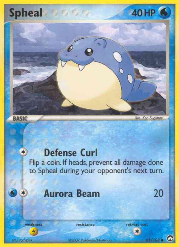Spheal - 65/108 - Common [ex16-65] [Reverse Holo]