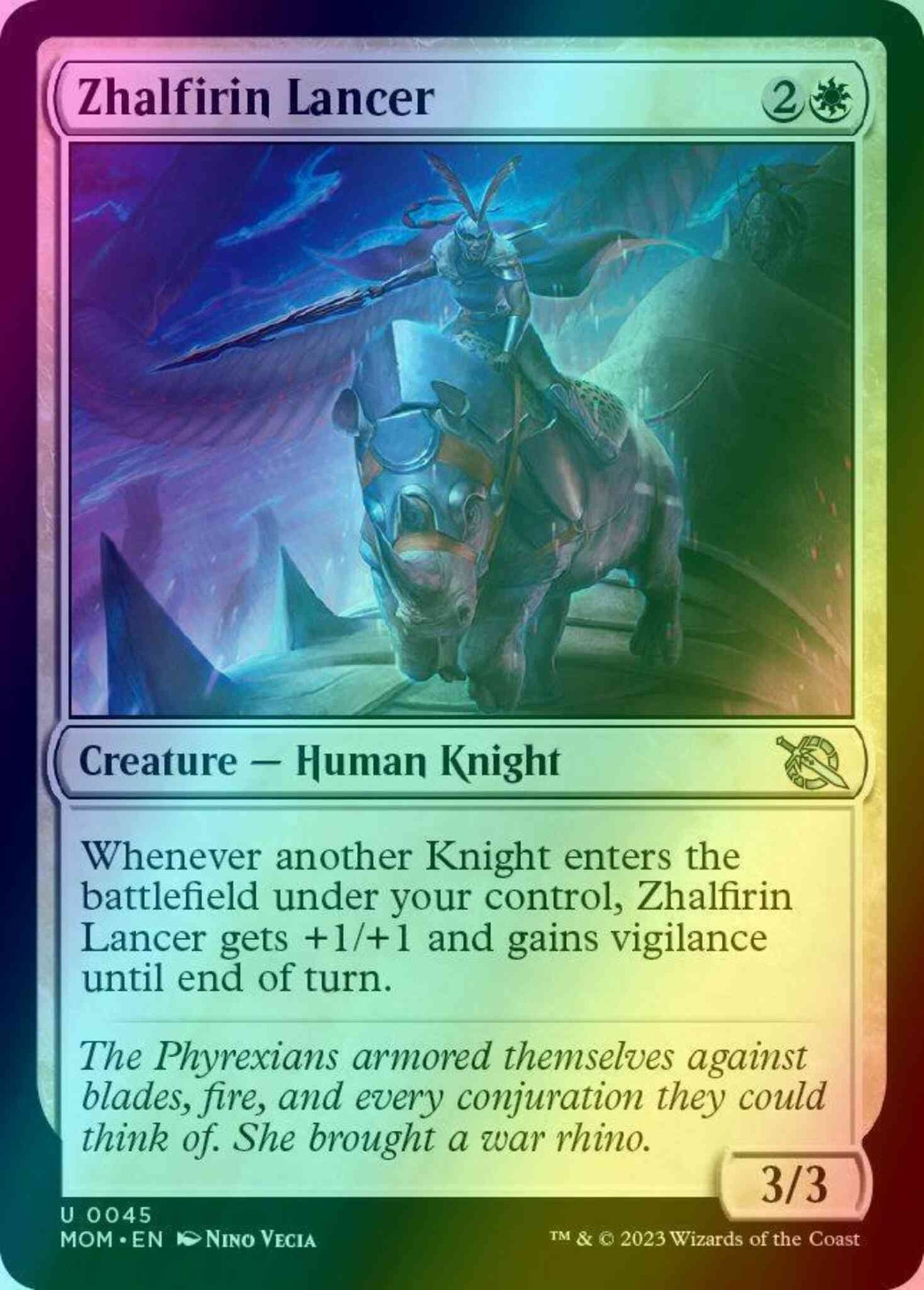 Zhalfirin Lancer [45] [March of the Machine] [Foil]