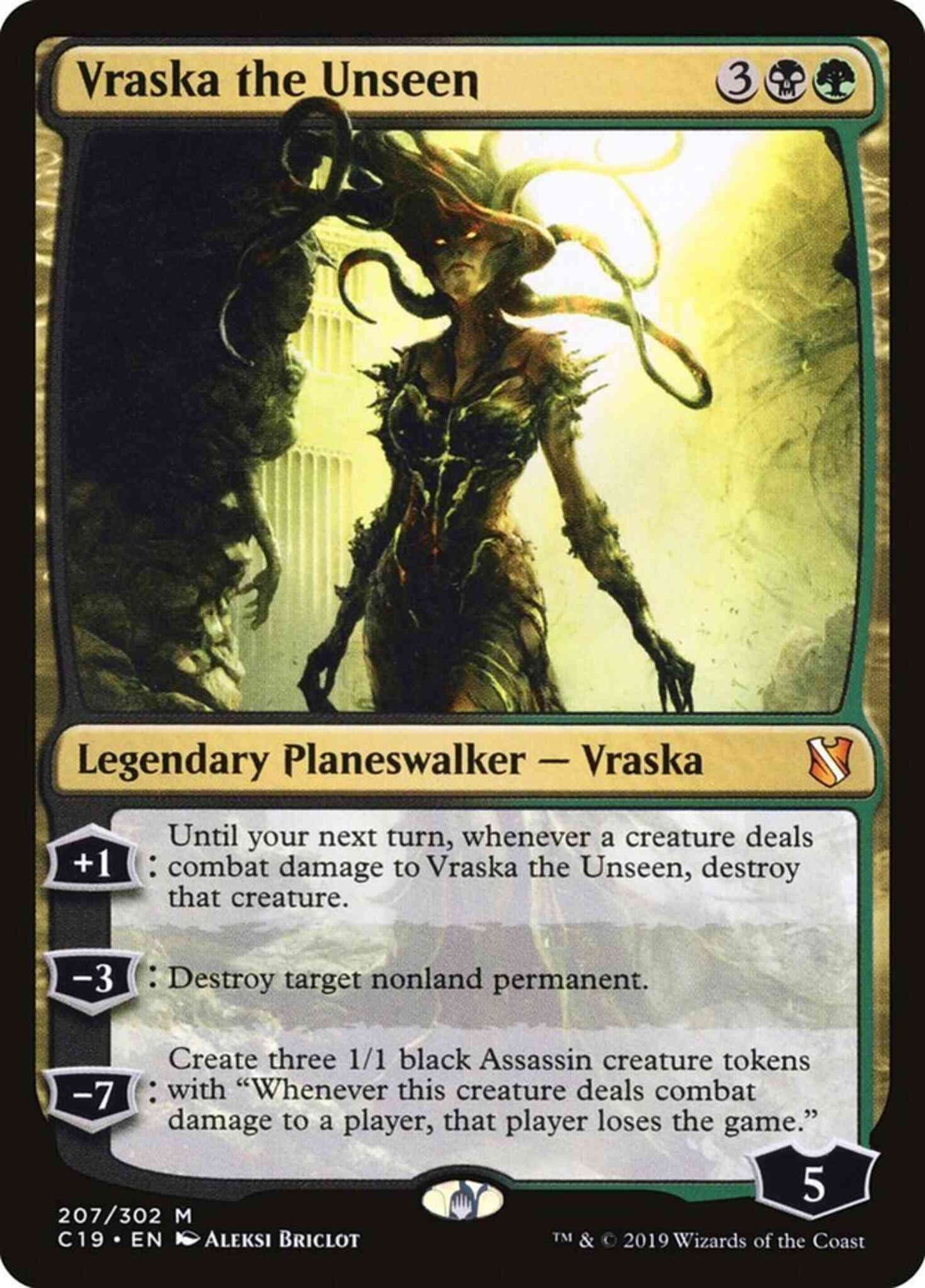 Vraska the Unseen [207] [Commander 2019] [Non-Foil]