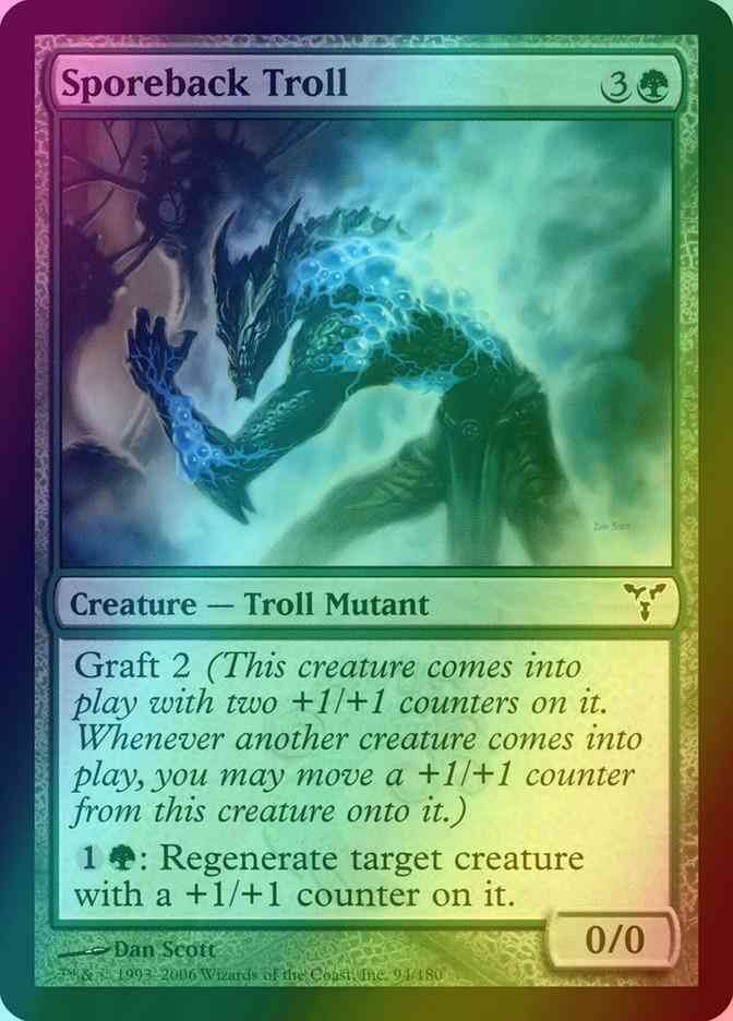 Sporeback Troll [94] [Dissension] [Foil]