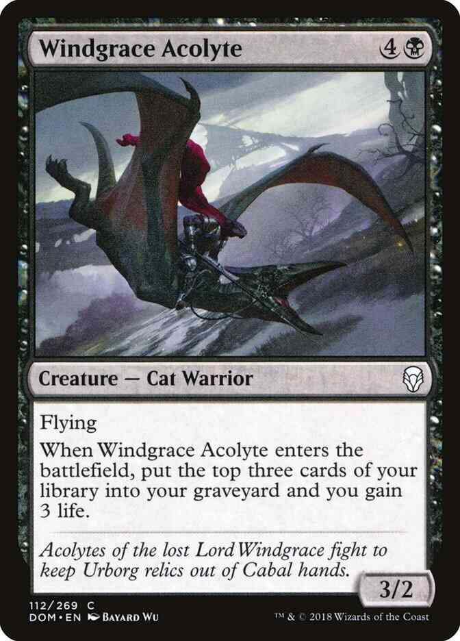 Windgrace Acolyte [112] [Dominaria] [Non-Foil]