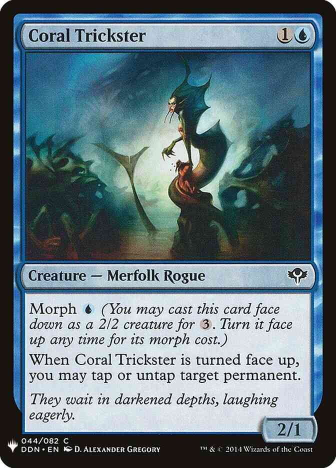 Coral Trickster [DDN-44] [The List] [Non-Foil]
