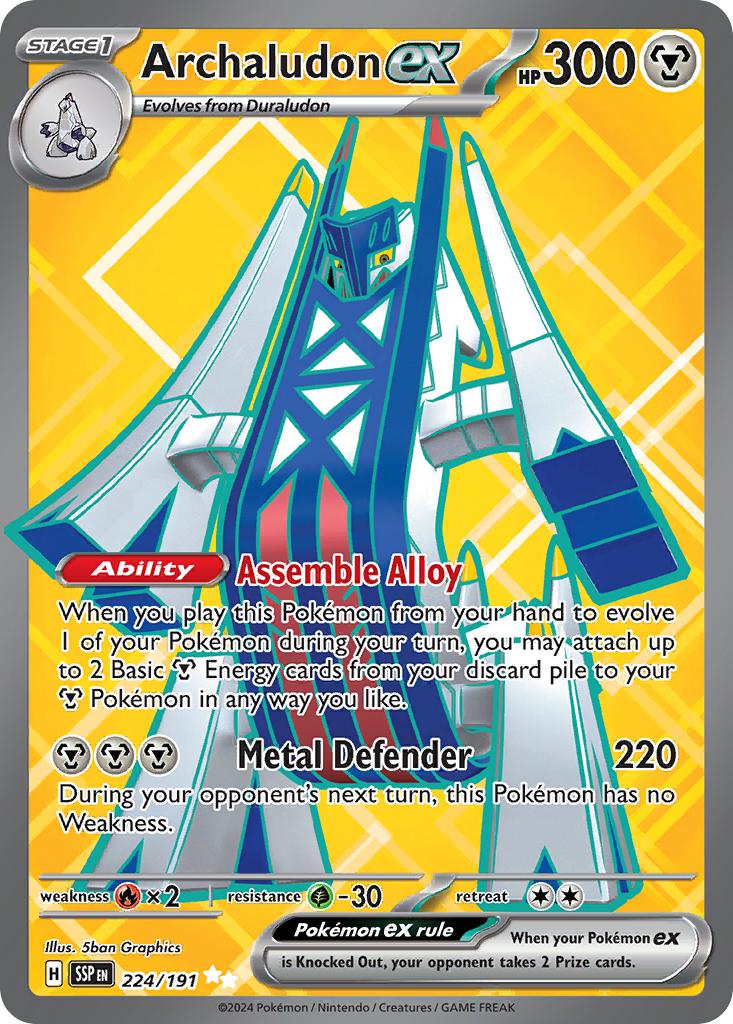 Archaludon ex - 224/191 - Ultra Rare [sv08-224] [Ultra]