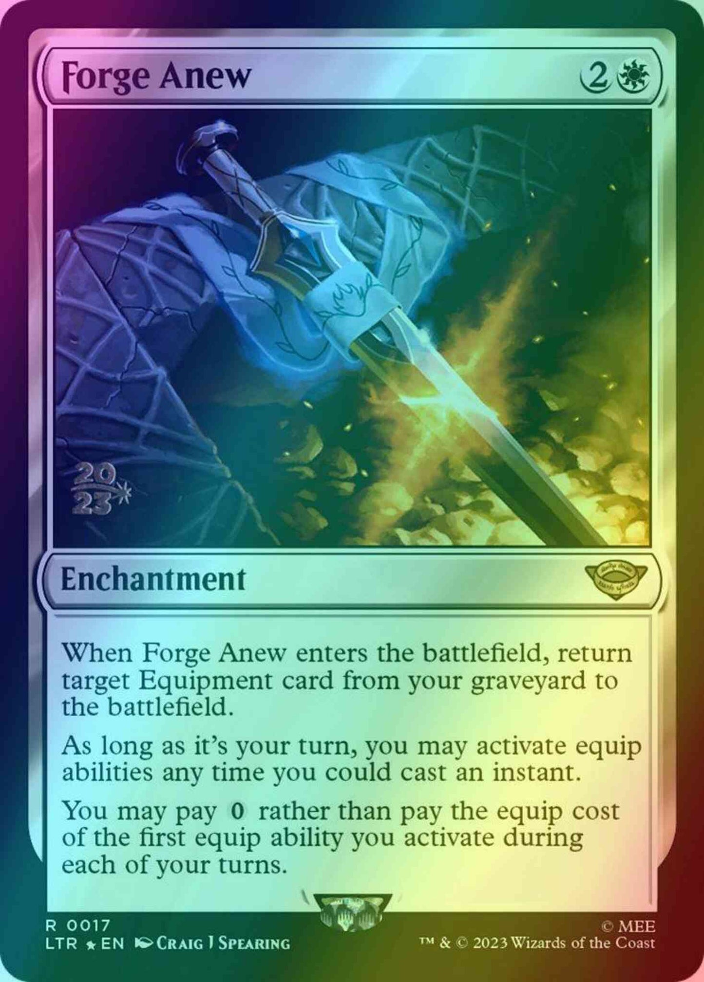Forge Anew [17s] [Prerelease] [The Lord of the Rings: Tales of Middle-earth: Promos] [Foil]