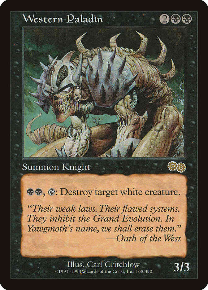 Western Paladin [168] [Urza's Saga] [Non-Foil]