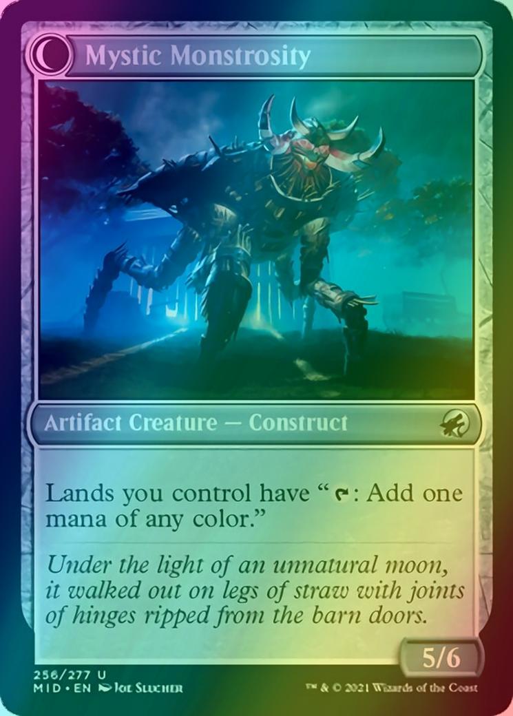 Mystic Skull // Mystic Monstrosity [256] [Innistrad: Midnight Hunt] [Foil]