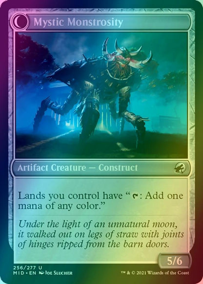 Mystic Skull // Mystic Monstrosity [256] [Innistrad: Midnight Hunt] [Foil]