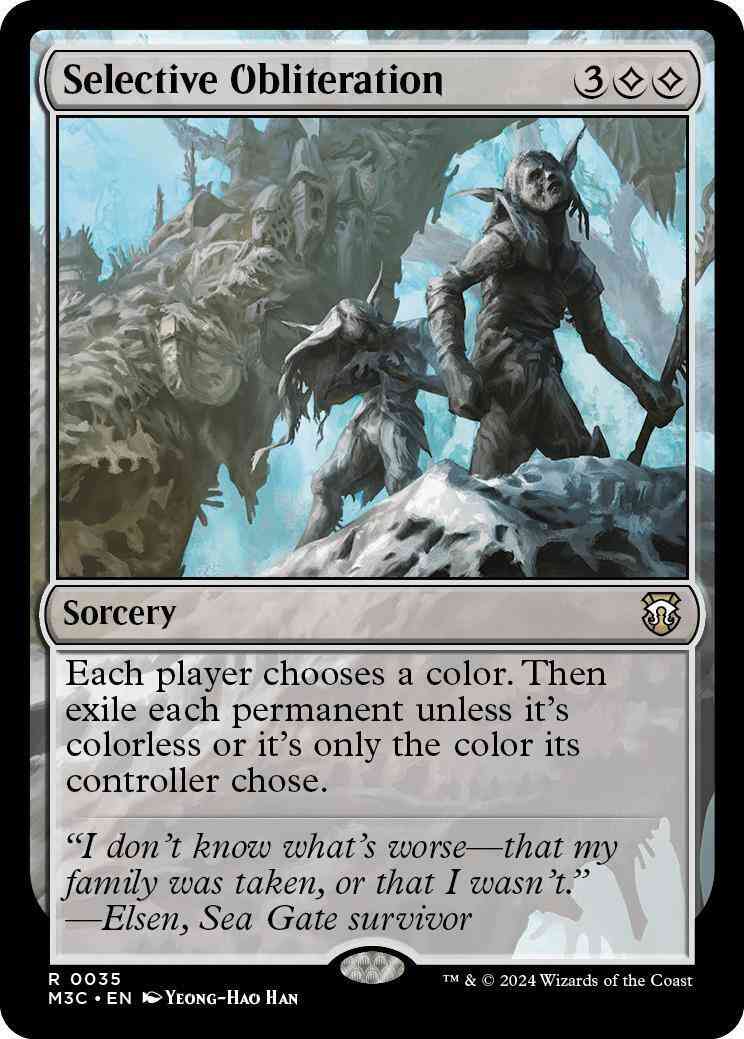 Selective Obliteration [35] [Modern Horizons 3: Commander] [Non-Foil]