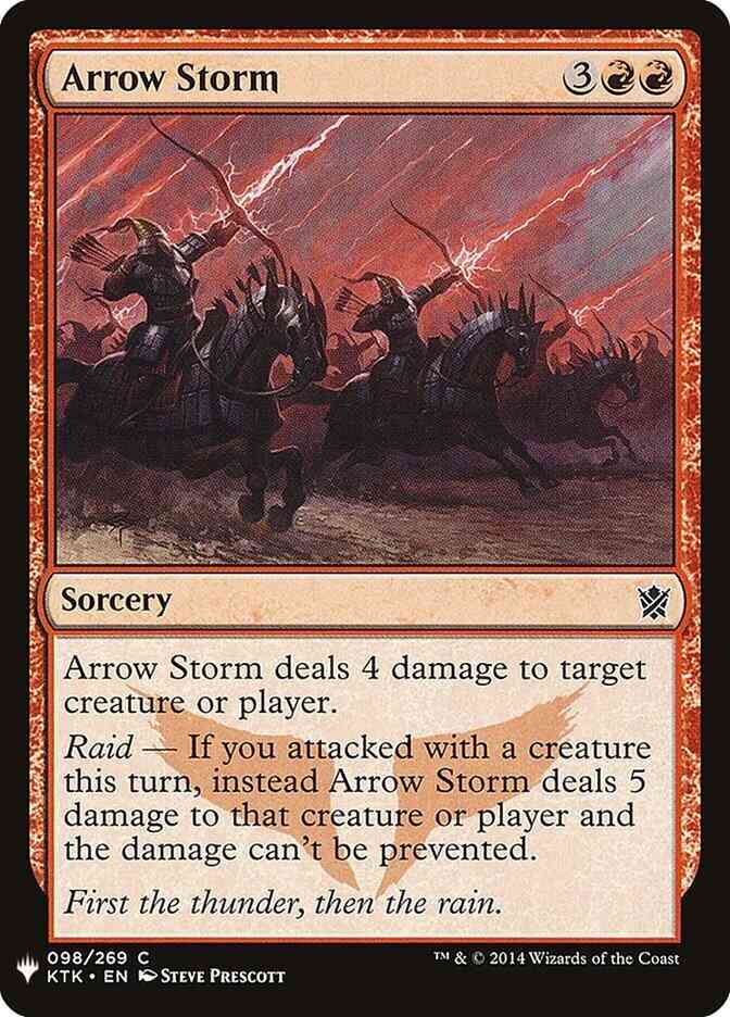 Arrow Storm [KTK-98] [The List] [Non-Foil]