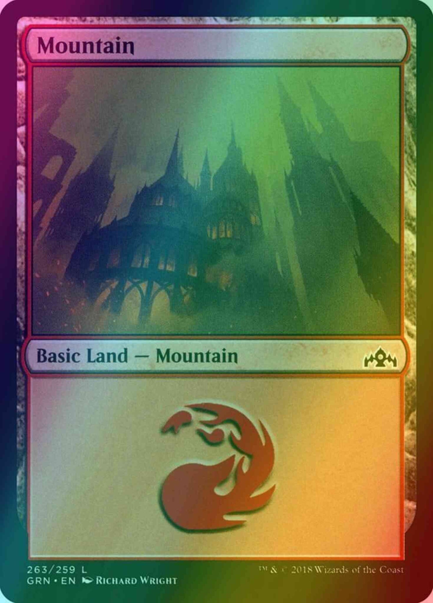 Mountain [263] [Guilds of Ravnica] [Foil]