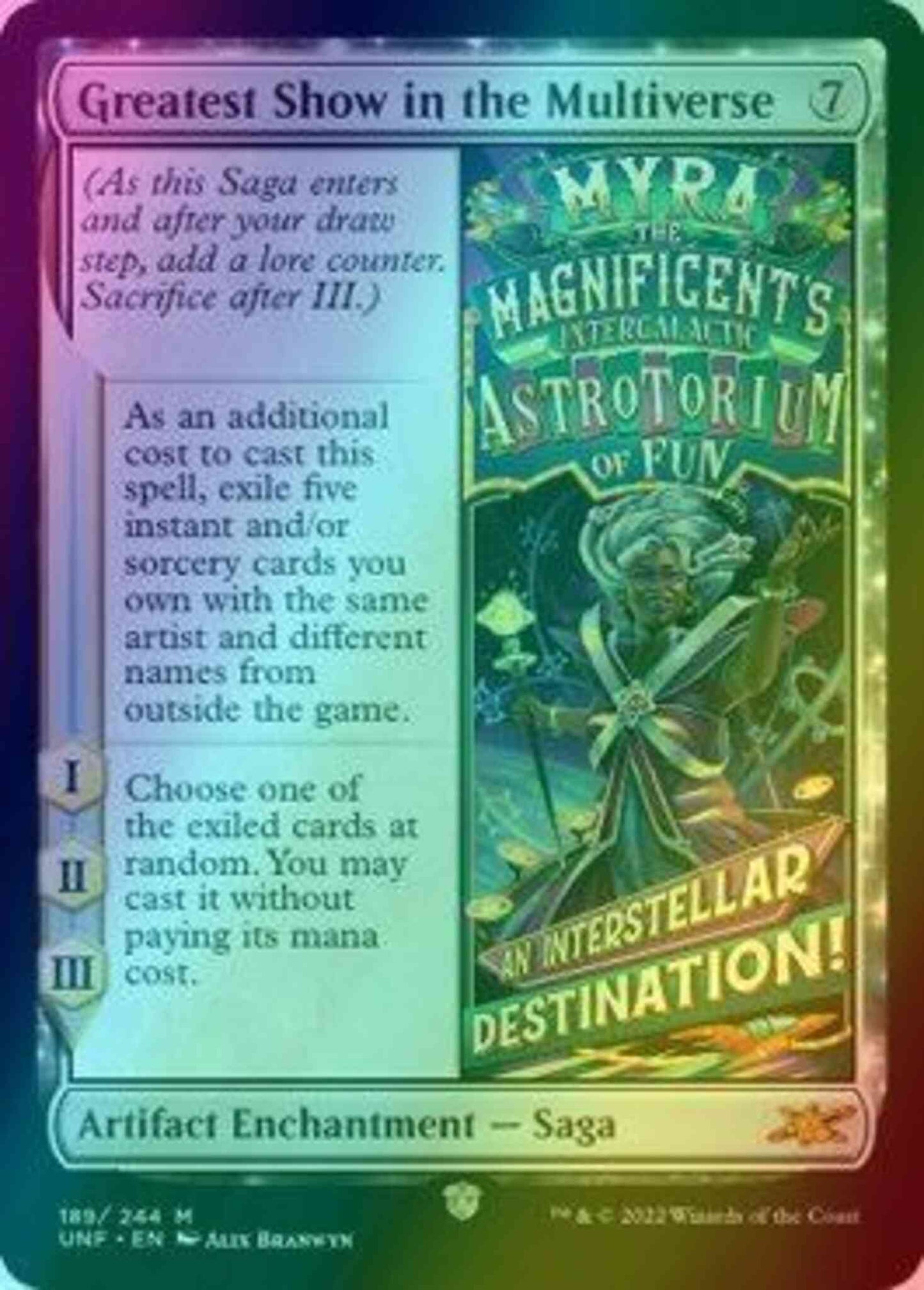 Greatest Show in the Multiverse [189] [Unfinity] [Foil]