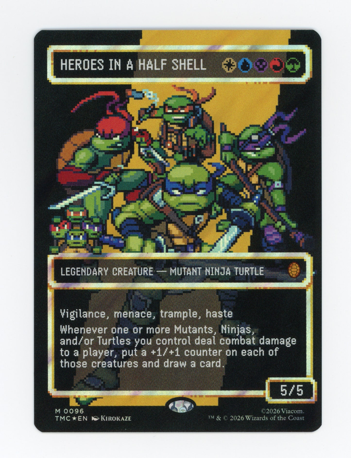 Heroes in a Half Shell — Borderless|Pixel|Surge Foil — ID 19263