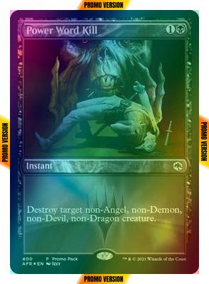 Power Word Kill [400] [Dark Frame Promo Pack] [Adventures in the Forgotten Realms] [Foil]