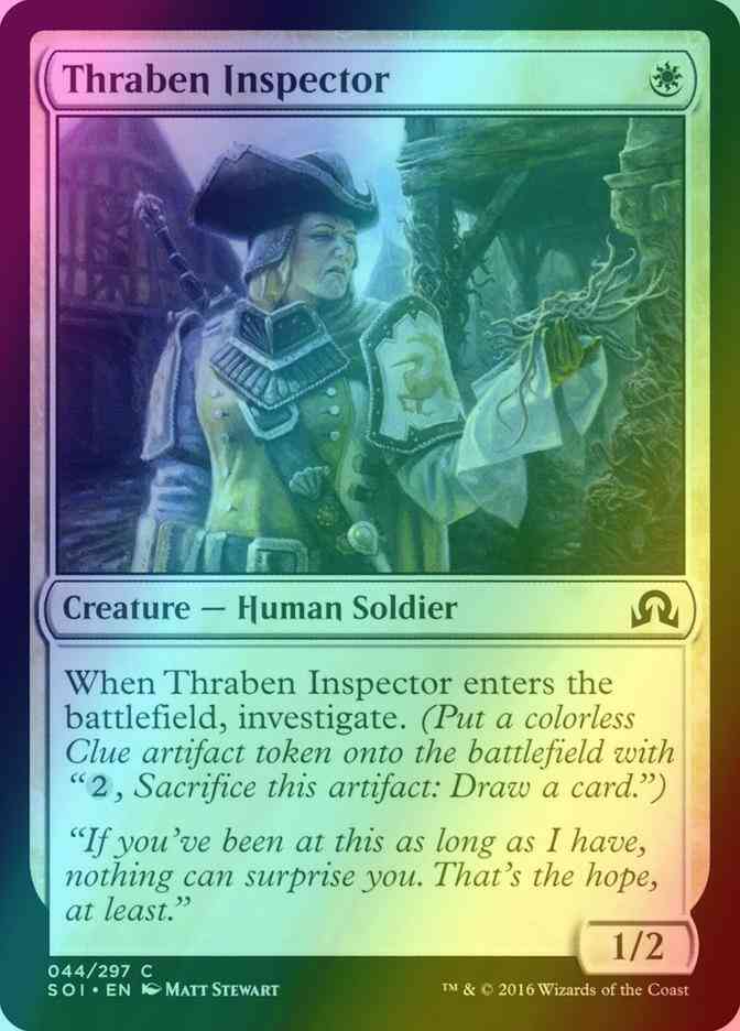 Thraben Inspector [44] [Shadows over Innistrad] [Foil]