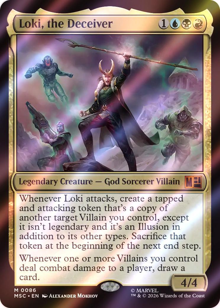 Loki, the Deceiver [86] [Marvel Super Heroes: Commander] [Surge Foil]