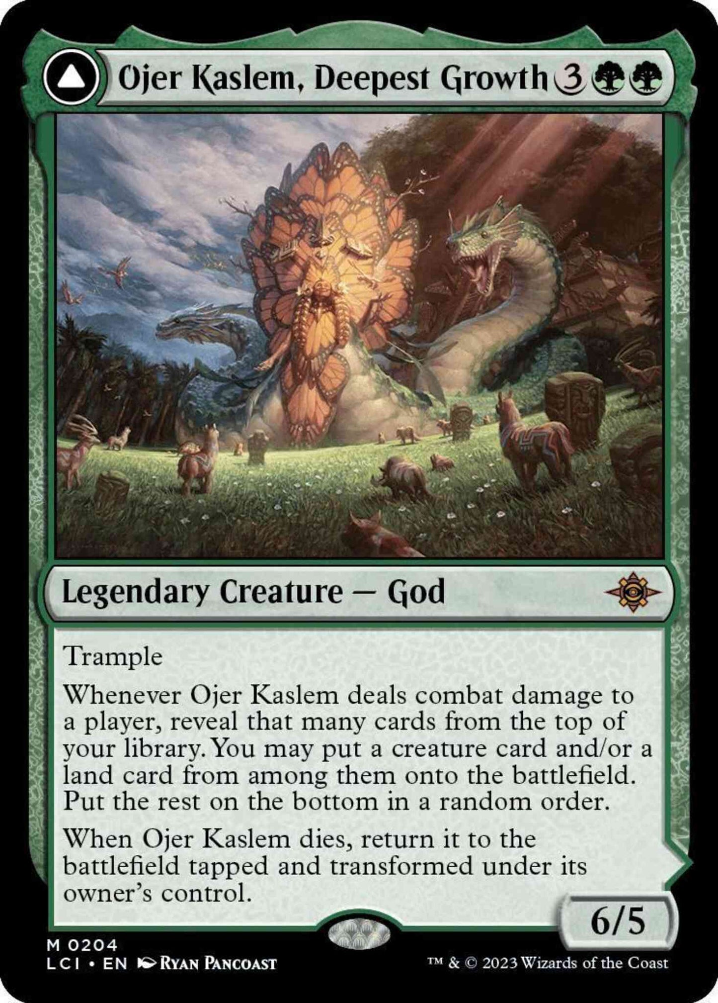 Ojer Kaslem, Deepest Growth // Temple of Cultivation [204] [The Lost Caverns of Ixalan] [Non-Foil]