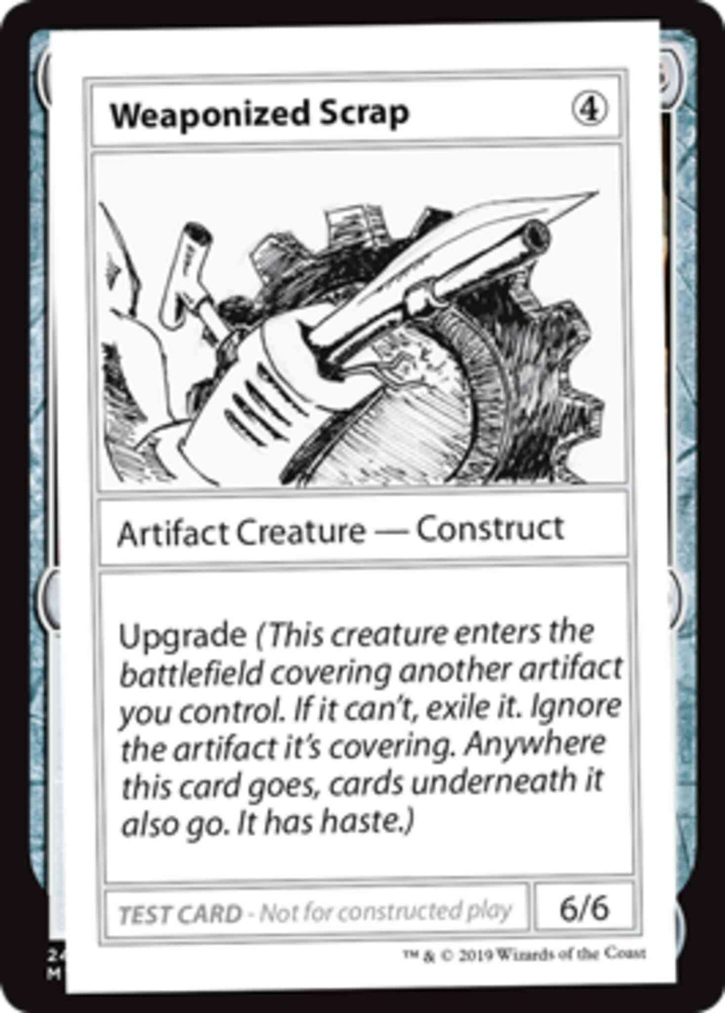 Weaponized Scrap - No Symbol [111] [Mystery Booster Playtest Cards 2021] [Non-Foil]