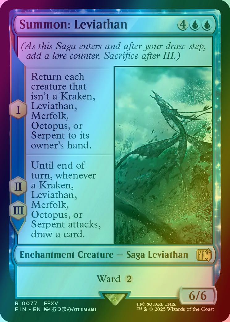 Summon: Leviathan [77] [FINAL FANTASY] [Foil]