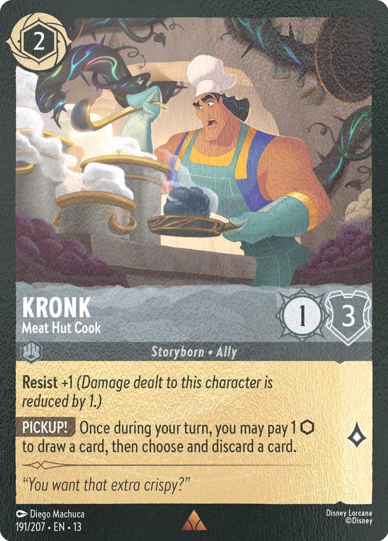 Kronk - Meat Hut Cook - 191/204 [Attack of the Vine!] [Cold Foil]