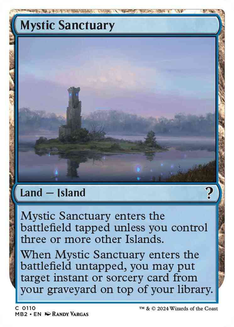Mystic Sanctuary [110] [White Border] [Mystery Booster 2] [Non-Foil]